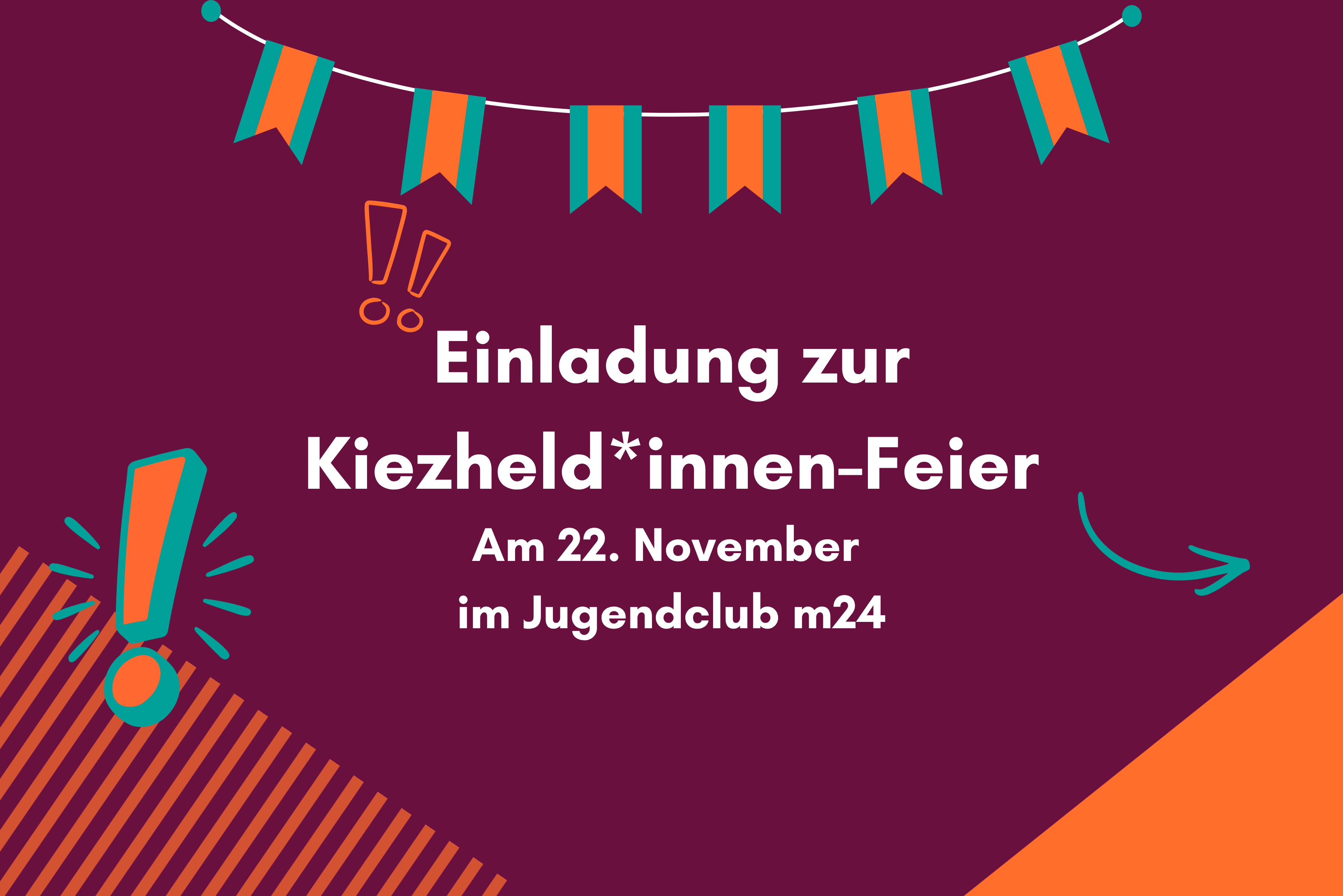 Kommt zur Kiezheld*innen-Feier!